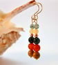 Carnelian, Agate And Copper Earrings - Handmade In Devon - Free UK Delivery - Image 5