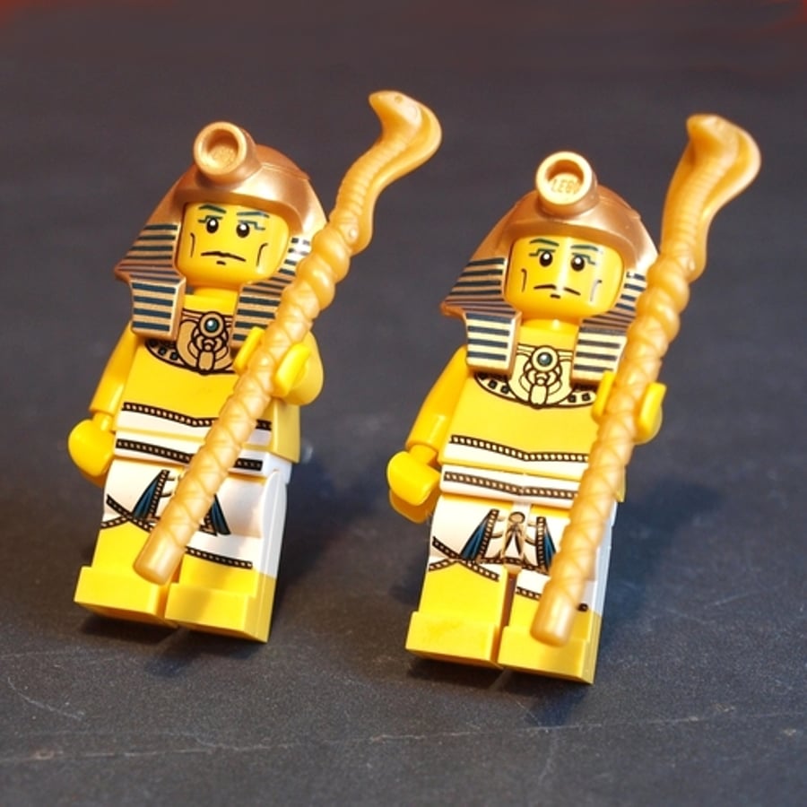 LEGO (r) Eygpt Cufflinks Walk Like an Egyptian