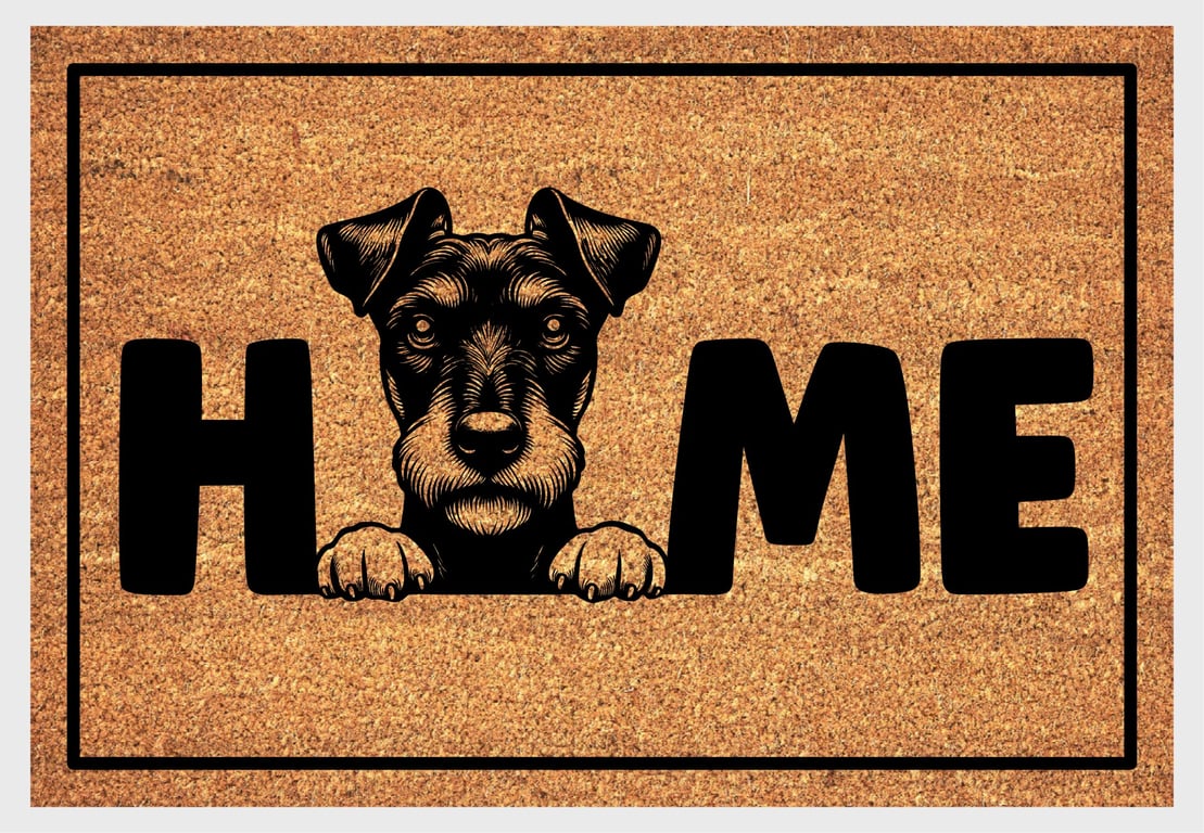 Manchester Terrier Door Mat No.2 - Manchester Terrier Welcome Mat - 3 Sizes