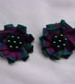Tartan Shoe Clips - Scottish Highland Clan Plaid Ribbon Ruffle  - Image 4