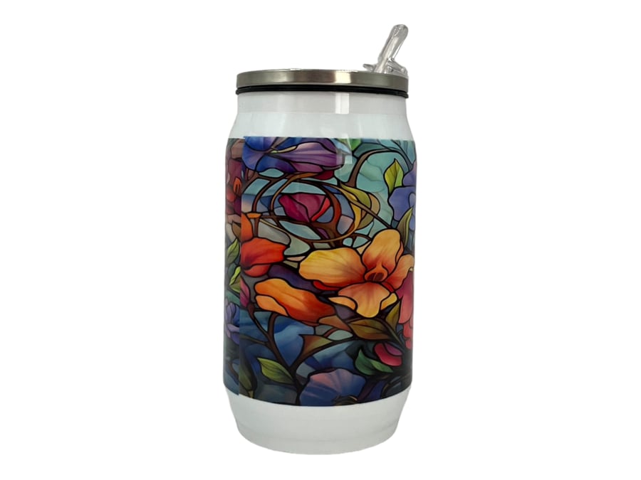 Stained Glass Style Travel Cup