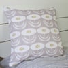 Pale Pink Dandelion Pattern Cushion Cover  - Sale