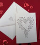 Hearts Greetings Card - Image 2