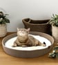 Handmade Jute Cat Bed 45 cm (18 in) Eco-Friendly Pet Nest