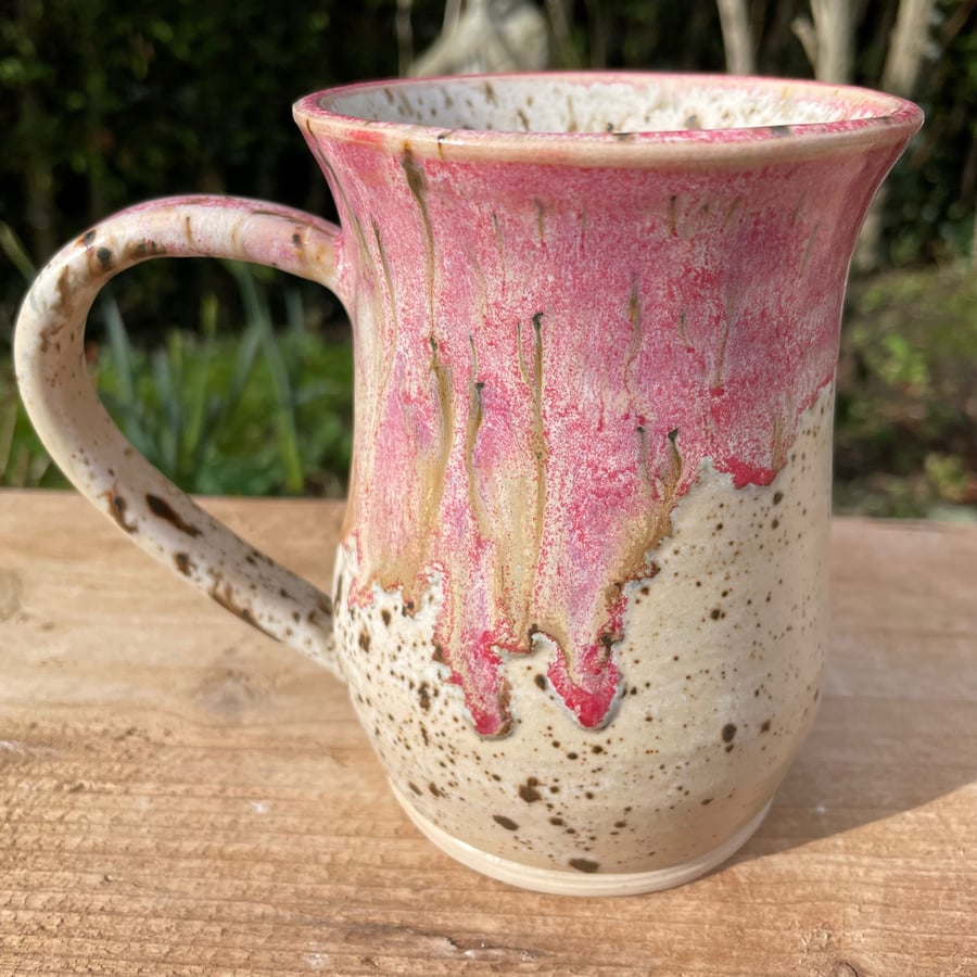 Large Wheel Thrown Made With Mud Mug