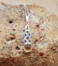 Celtic knot Citrine pendant necklace. November birthstone - Image 1