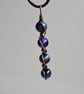 Multicoloured Galaxy Tiger's Eye Copper Necklace Pendant Gift Crystal Jewellery 