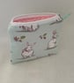Fabric Coin Purse, Money Pouch, Zipped Purse, Purse, Card Holder, Bunny - Image 5