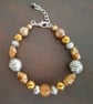 Handmade bracelet made using pre-loved beads. - Image 2