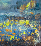 Hand painted original painting- Where the sea steals the moon - Image 2