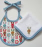 First Size Bunny Rabbit Babies Bib - Image 5