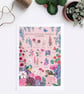 'British Cottage Garden Flowers' Illustration Print A4 Unframed  - Image 3