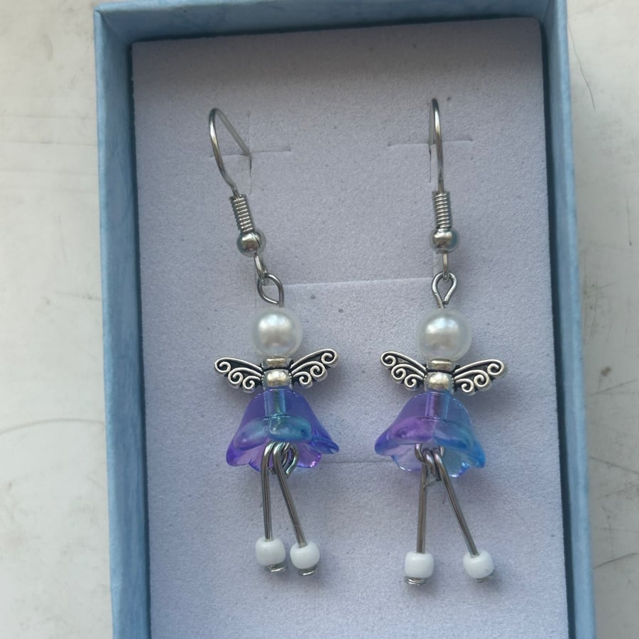 Angel fairy earrings 