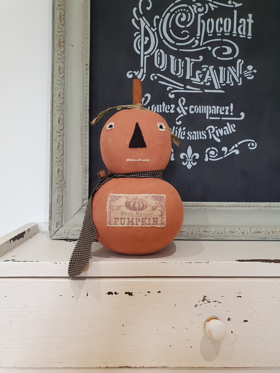 Primitive Pumpkin Doll