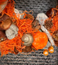 Halloween pumpkin dried floral wreath farmhouse door hanging country home decor - Image 5