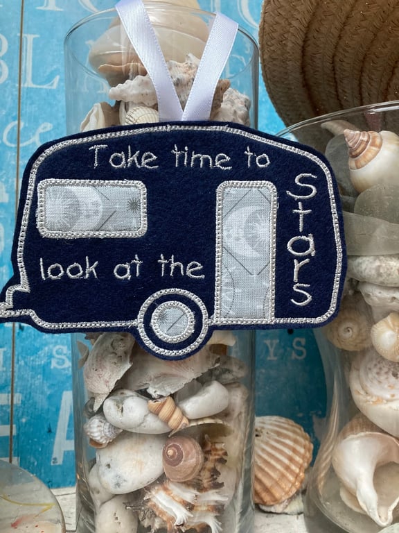 Star Caravan Hanging Sign gift idea, secret Santa, caravan lover gift idea, 