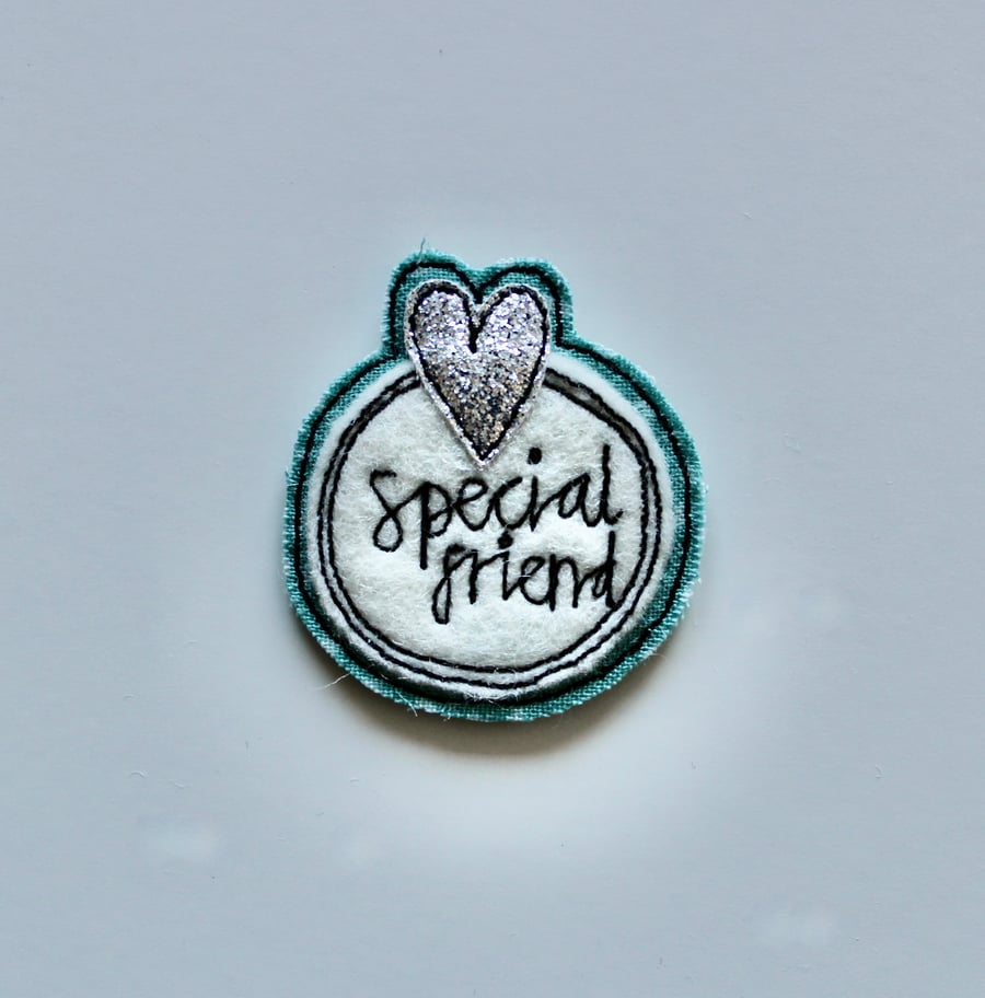 'Special Friend' Handmade Magnet