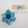 Double Flower Fabric brooch