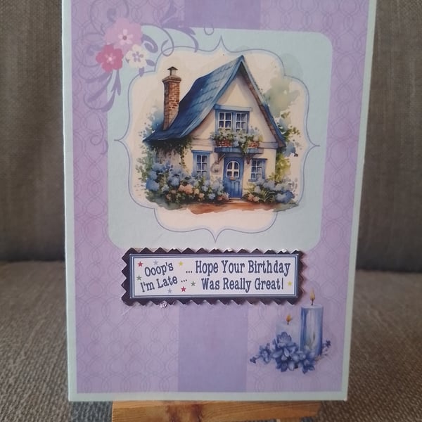 A late birthday card