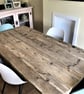 Dining Table, Custom Made From Reclaimed Scaffold Boards For Rustic, Industrial  - Image 8