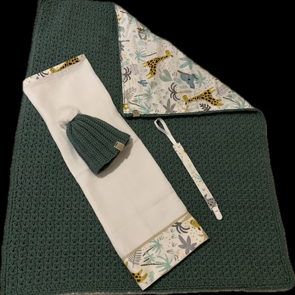 Crochet Baby Blanket kit 