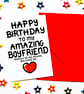 Funny Birthday Card For Boyfriend, Joke Birthday Card From Girlfriend, Boyfriend - Image 2