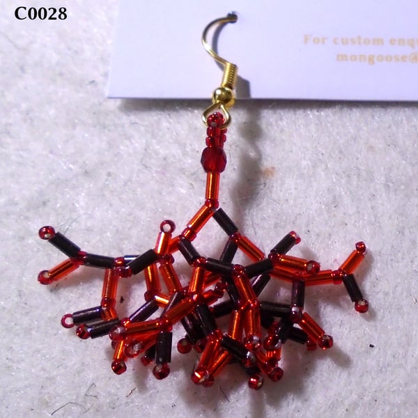 Fractal-style earrings (customisable)