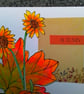 Sunflower and pumpkin greetings card - Image 4