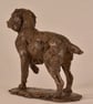 Small Standing Spaniel Animal Statue Small Bronze Resin Sculpture - Image 4