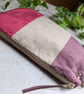 Clutch or Pouch Bag - Chenille Large Pouch Bag with Detachable Leather Strap - Image 3