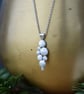 Sterling Silver Pebble Drop Pendant Necklace - Handmade Jewellery - Image 5