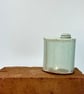 Hand built blue-green bud vase. No 2