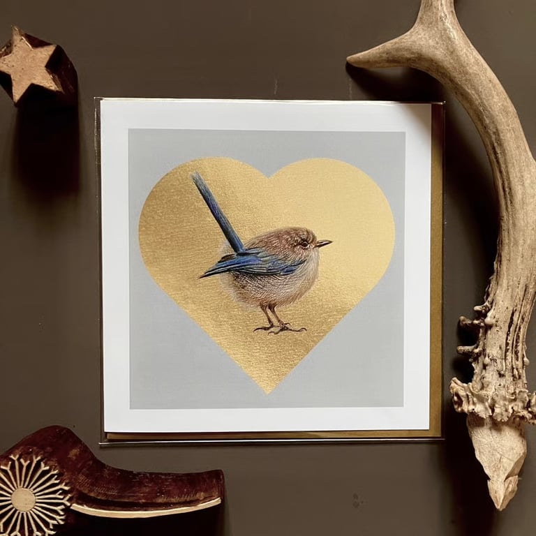 Fairy Wren Greeting Card