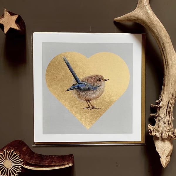 Fairy Wren Greeting Card