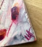Abstract Original Painting on Canvas, with Gold Details, 30x40cm  - Image 3