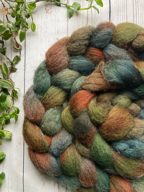 Spinning fibre Dark Grey Shropshire 100g Pine Ridge