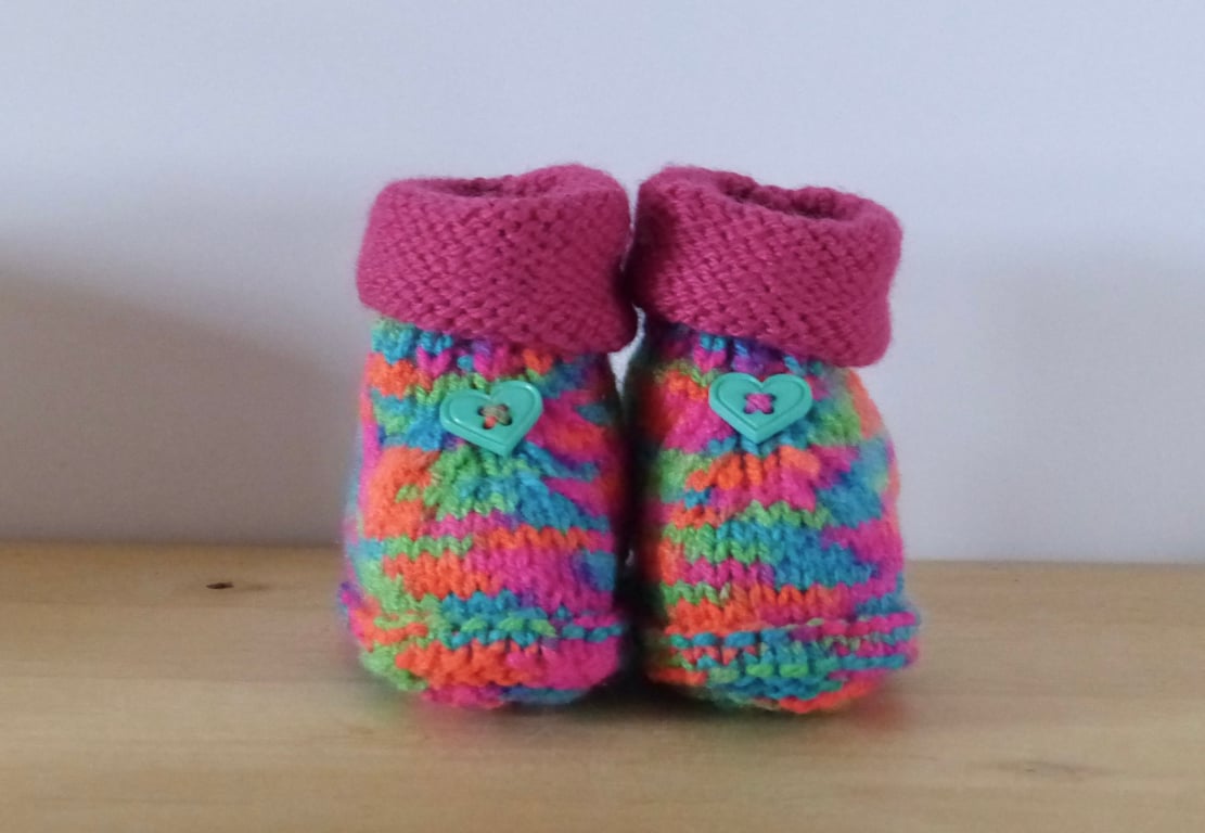 Knitted Baby Booties