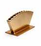 Fan Shaped Paintbrush Holder, Desk Brush Rack for Artists, 155 x 50 x 75 mm - Image 1
