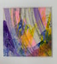 Unique Abstract Art work in a professionally cut aperture ready for framing. - Image 1