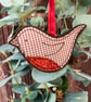 Sparkly Robin Christmas Tree Decoration - Image 3