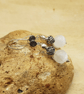 Selenite sphere earrings - Image 3