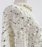 Snowdrops, an Asymetrical Crochet Shawl in Merino Wool - Image 9