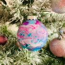 Handmade Resin Christmas Bauble