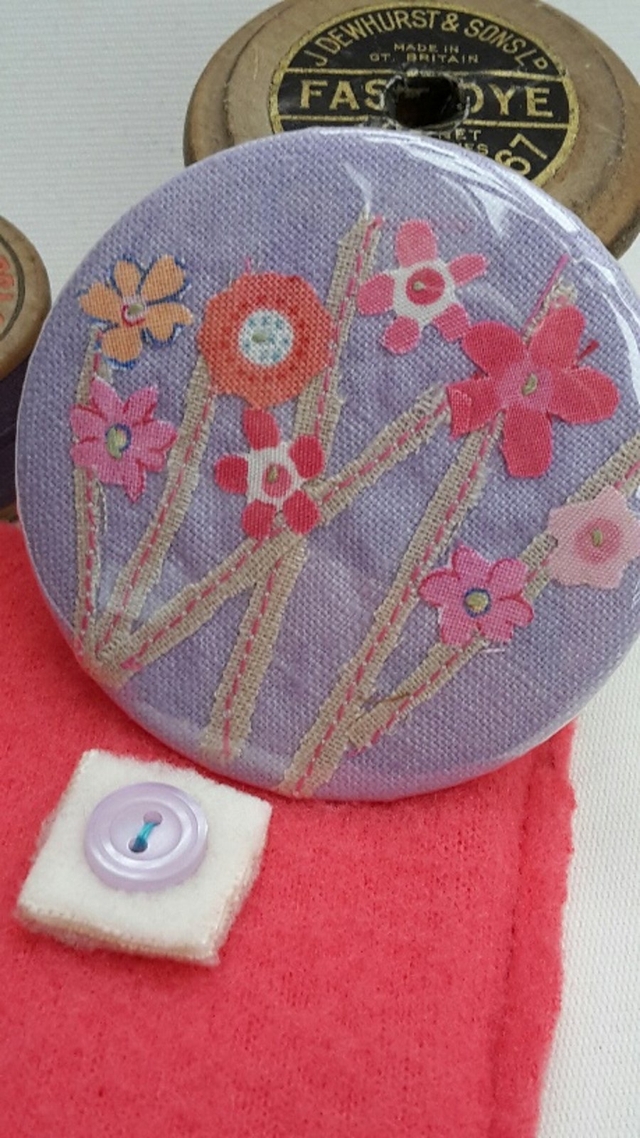 Pocket mirror - Flower meadow