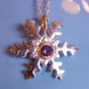 sterling silver snowflake