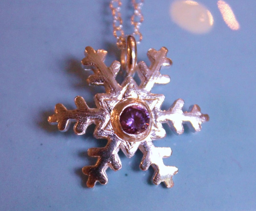 sterling silver snowflake