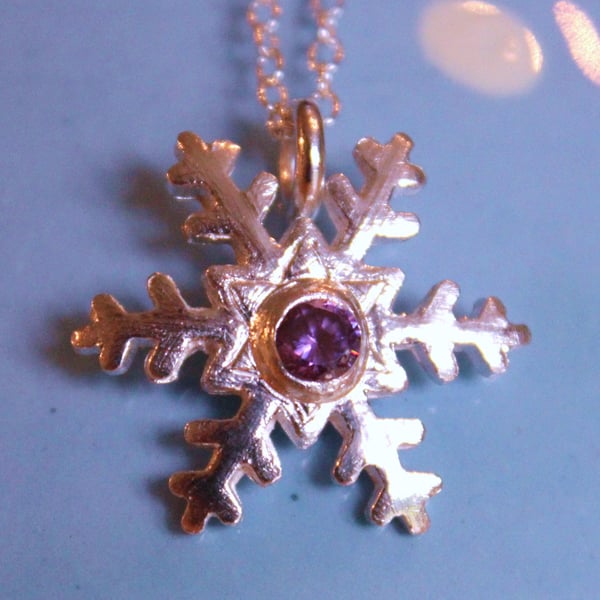 sterling silver snowflake