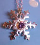 sterling silver snowflake - Image 1