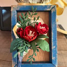 Paper flower frame 