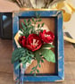 Paper flower frame 